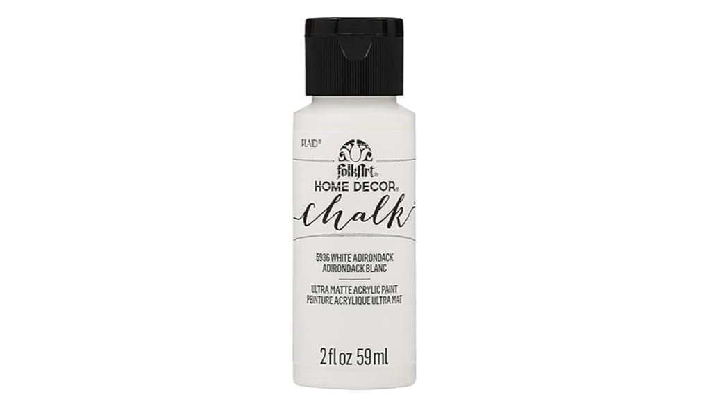 folkart chalk paint white