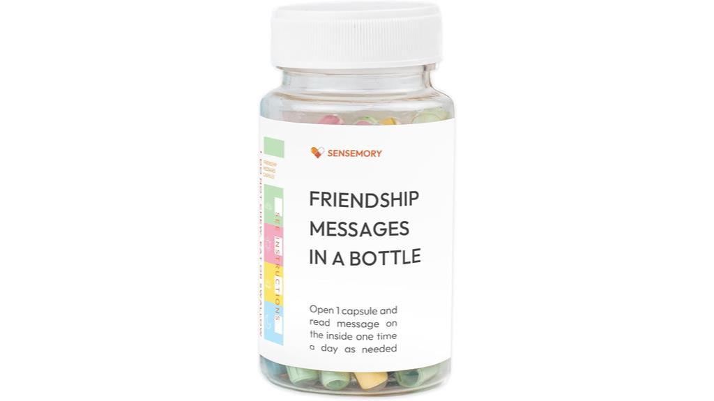 friendship capsule letters bottle