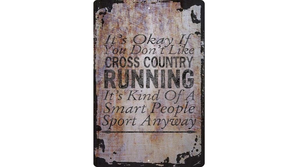 funny cross country running sign