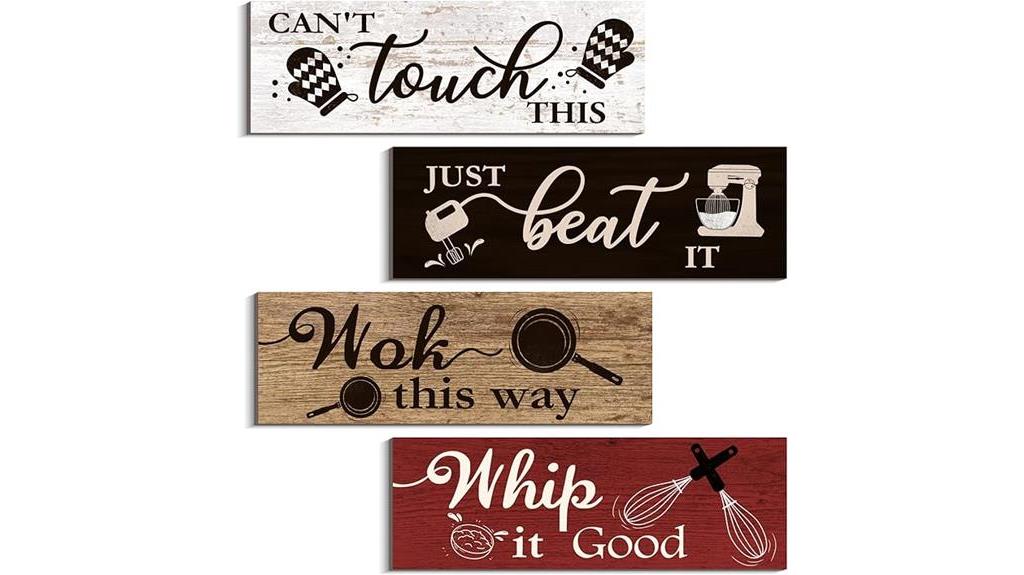 funny kitchen wall signs