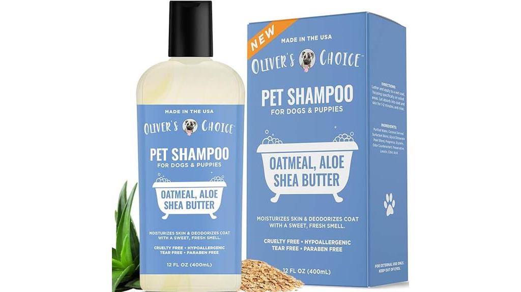 gentle dog shampoo formula