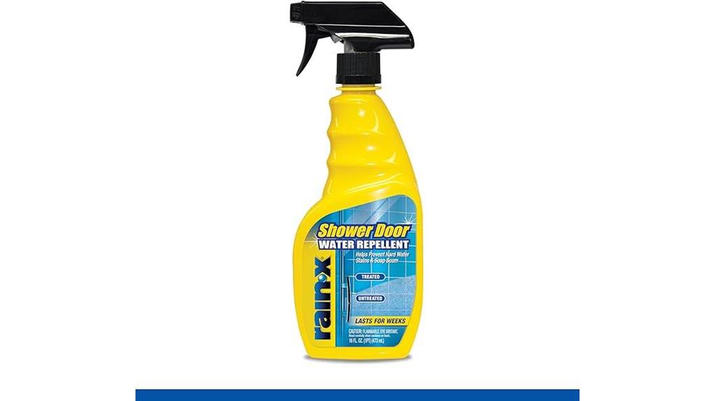 glass shower water repellent