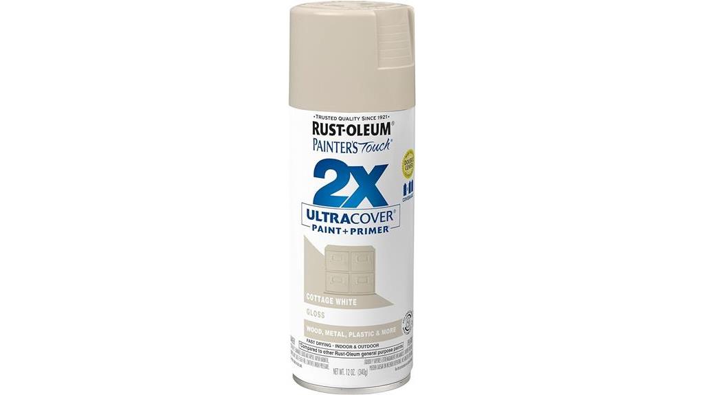 glossy white spray paint
