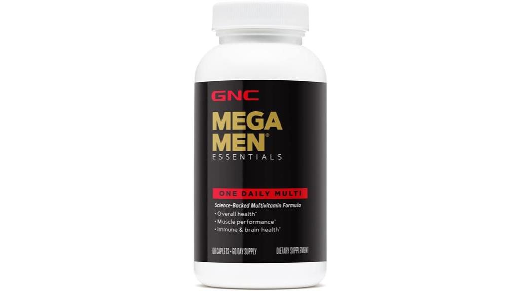 gnc mega men multivitamin