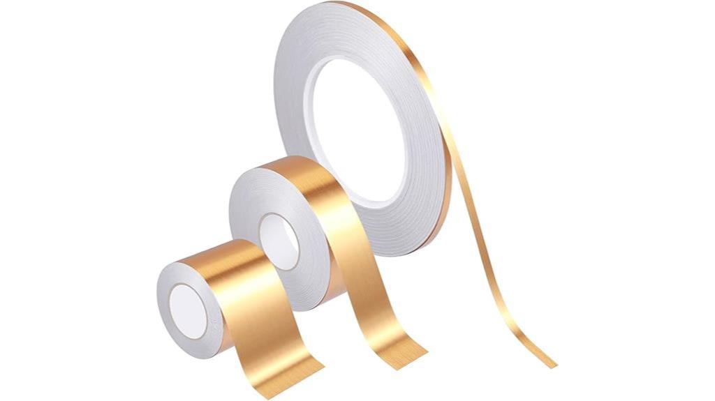 gold metalized polyester tape