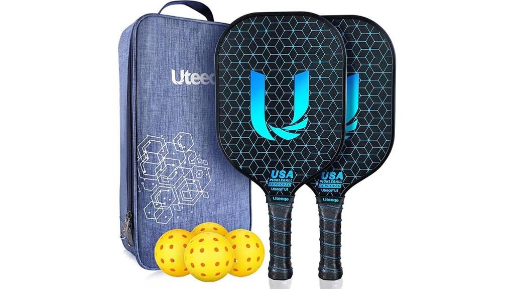 graphite pickleball paddles set