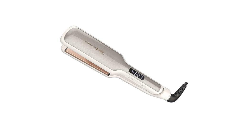 hair straightener with shine