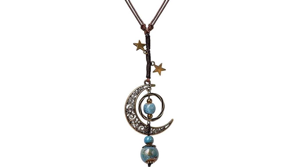 handmade bohemian style necklace
