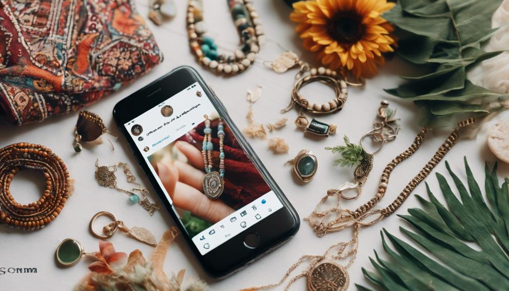 hashtag selection for boho