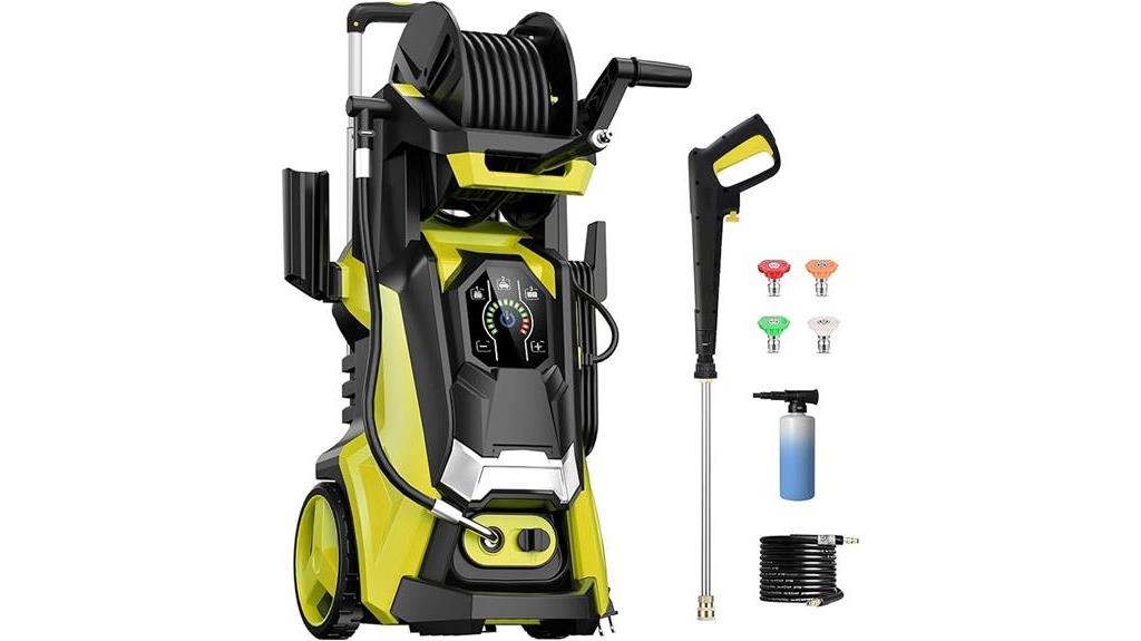 high power touch screen washer