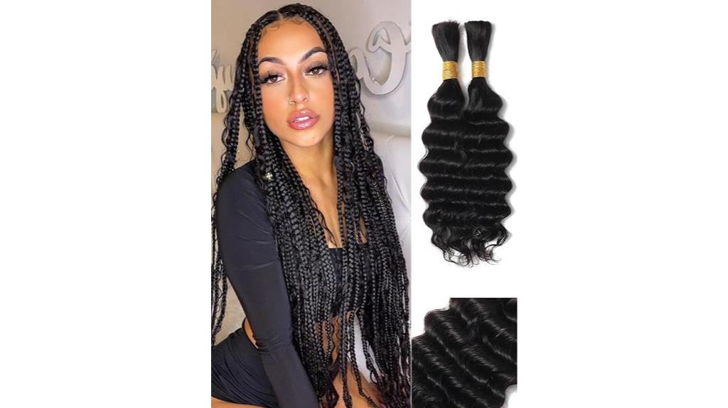 high quality human braiding hair