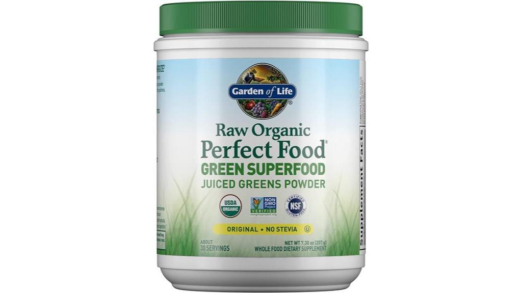 high quality organic green powder