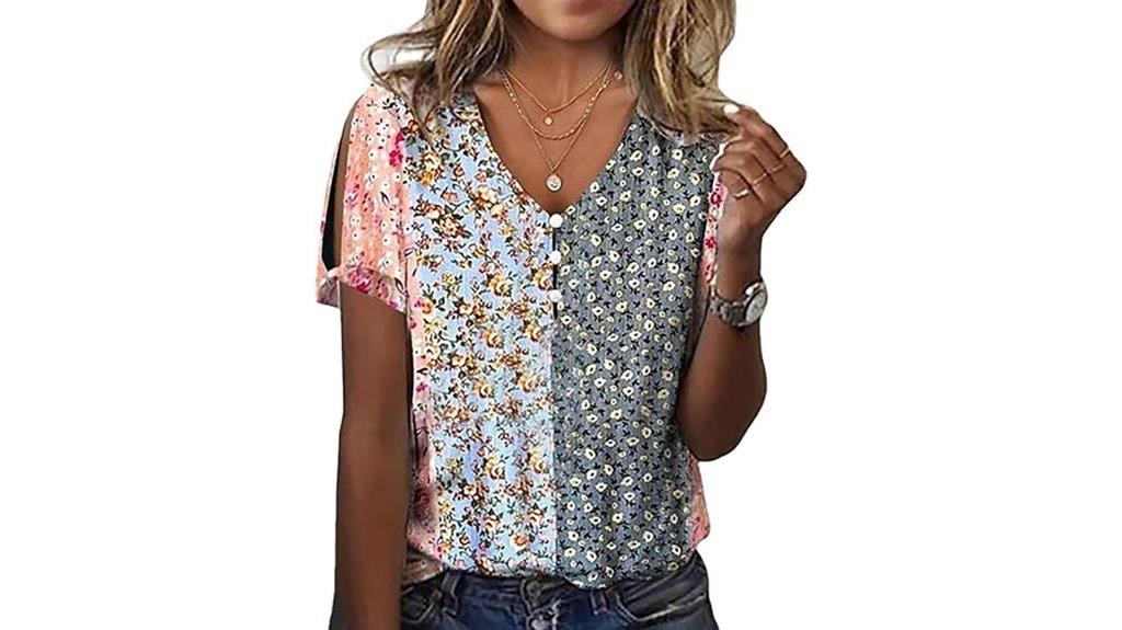 hippie inspired floral tops