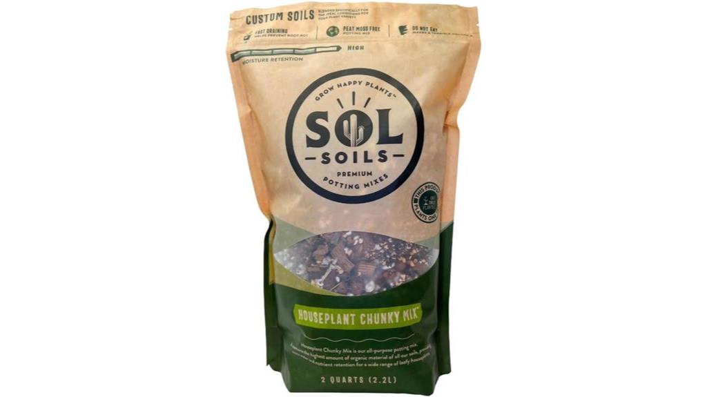 houseplant soil mix packaging