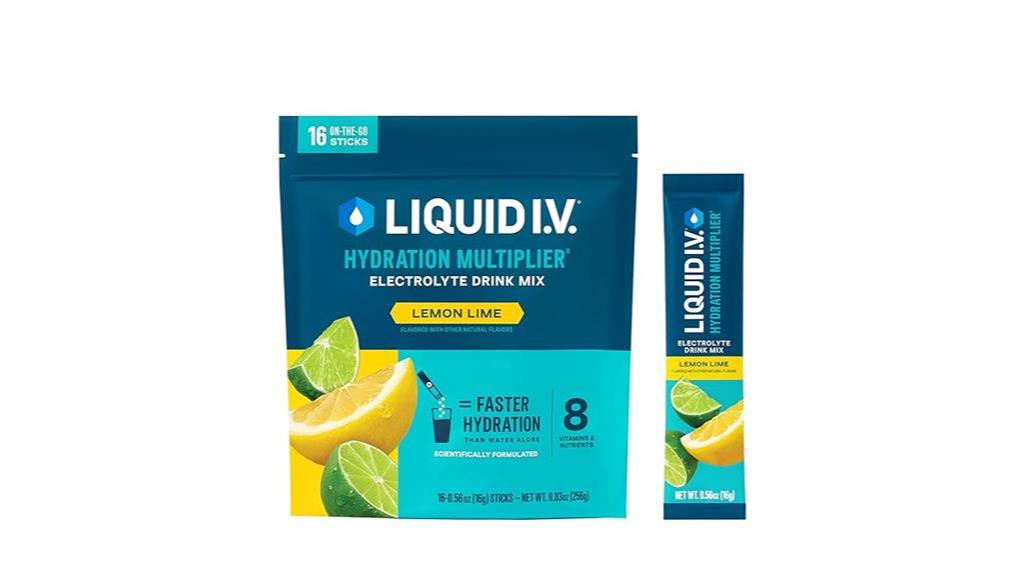 hydration powder for lemon lime