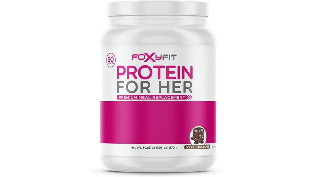 indulgent double chocolate protein