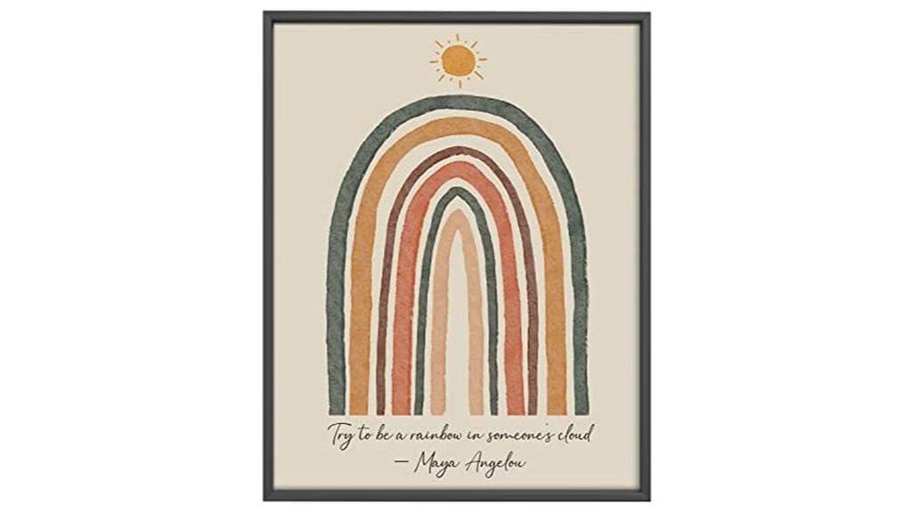 inspirational watercolor art decor