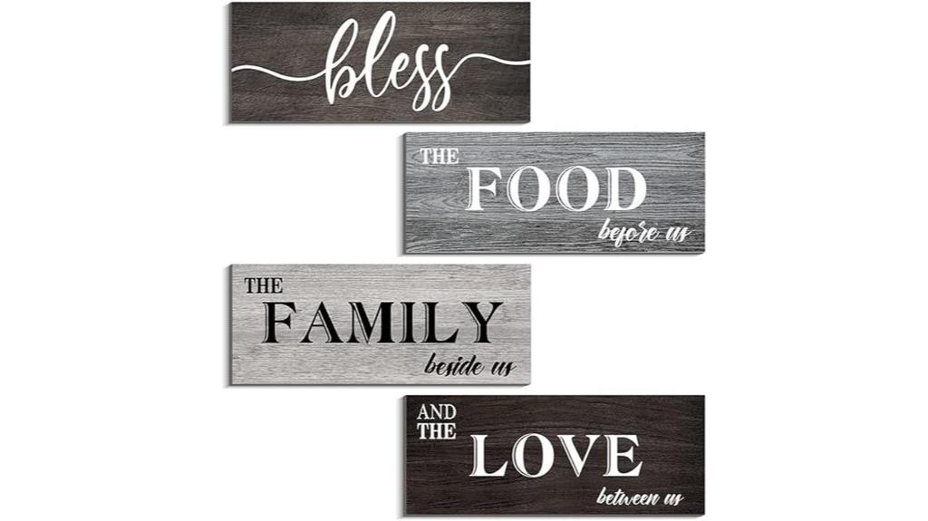 kitchen blessings wall decor