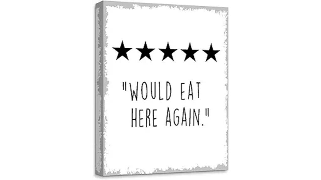 kitchen humor on canvas