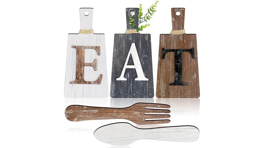 kitchen wall decor set