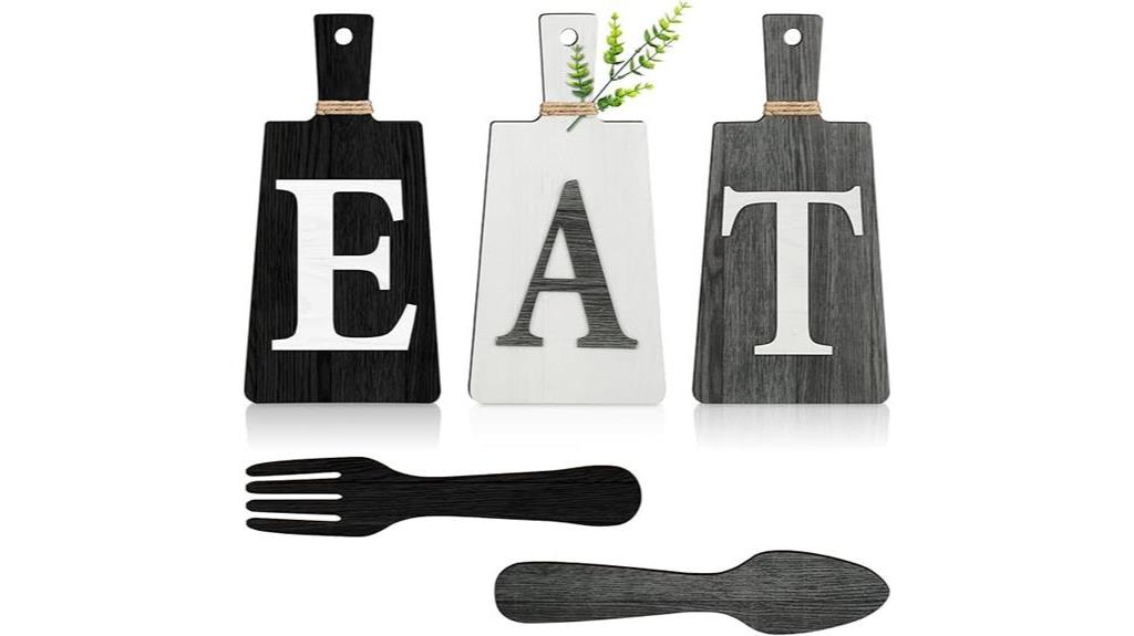 kitchen wall decor set