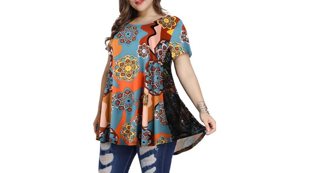 lace tunic top women