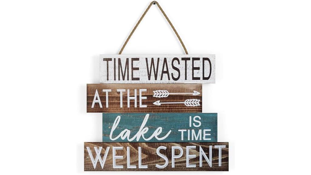 lake house decor sign