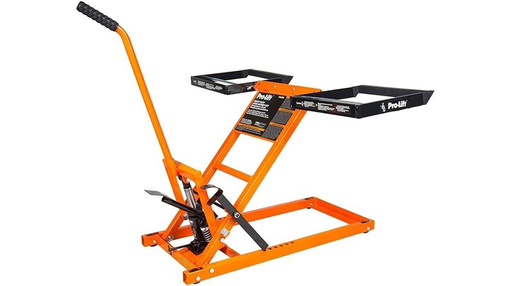 lawn mower hydraulic lift