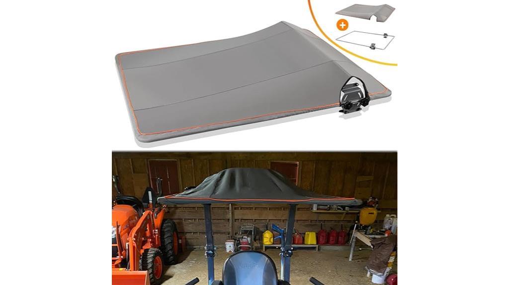 lawn mower sun shade