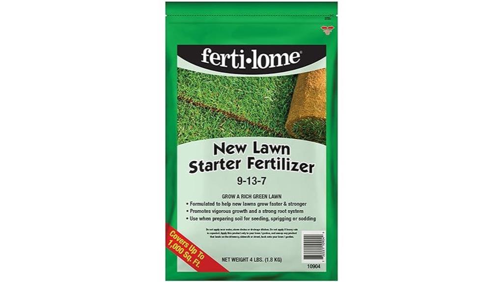 lawn starter fertilizer details