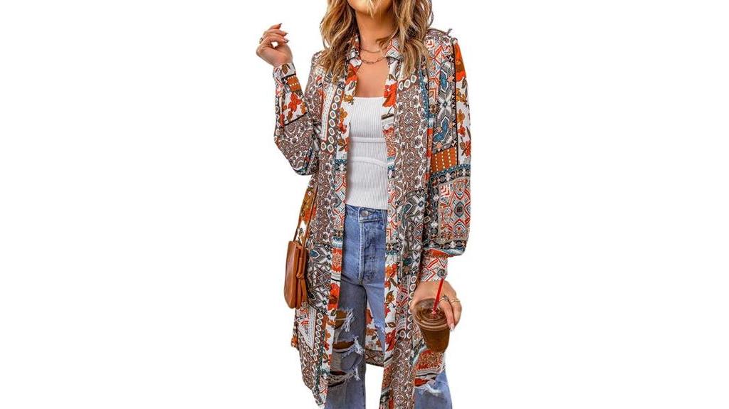 lightweight kimono cardigan style