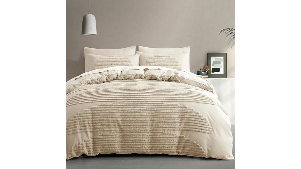 luxe duvet set ensemble