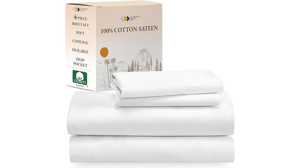 luxurious cotton sheets set