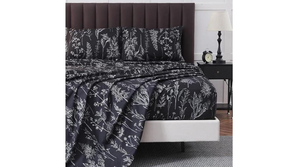 luxurious dark grey sheets