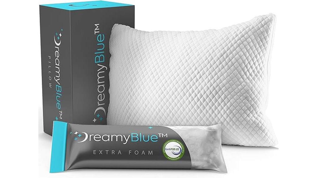 luxurious memory foam pillow