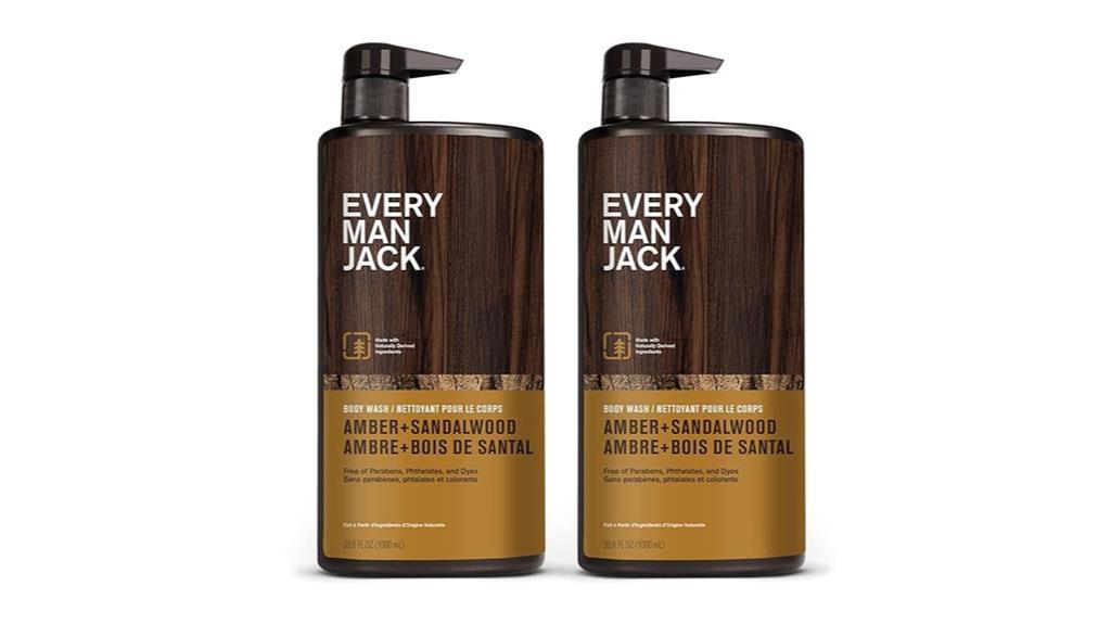 men s body wash option