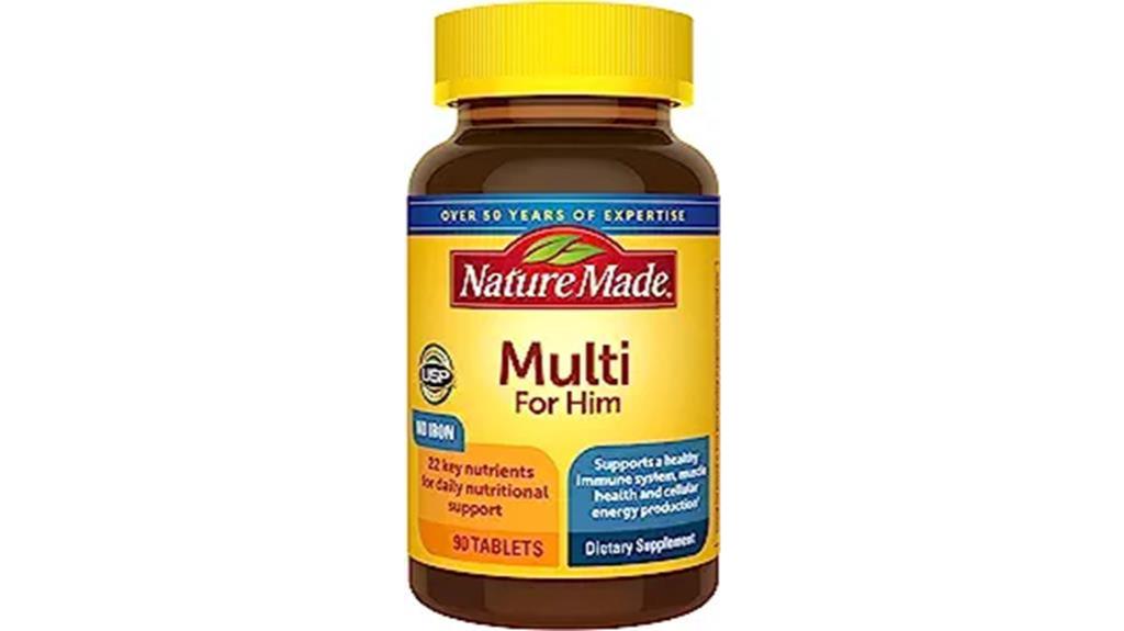 men s multivitamin without iron