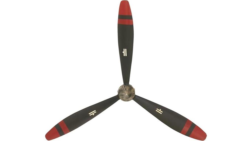 metal airplane propeller decor