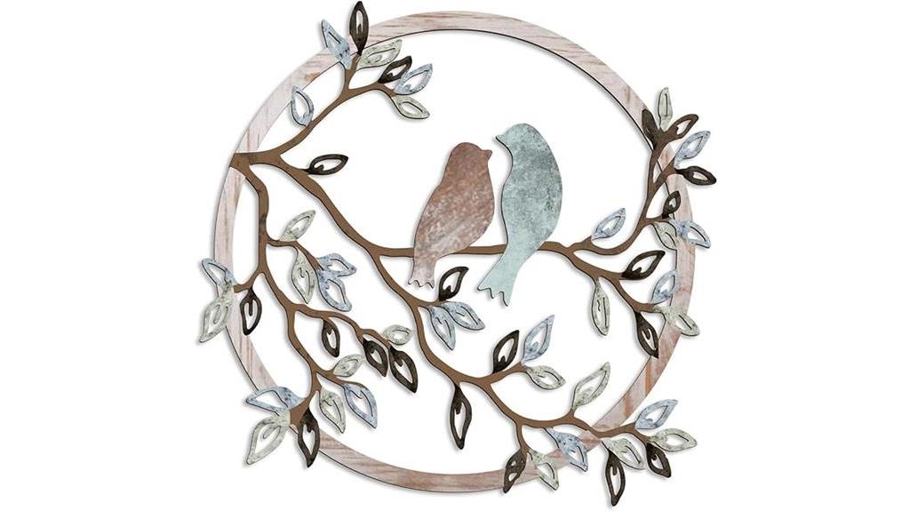 metal bird wall art