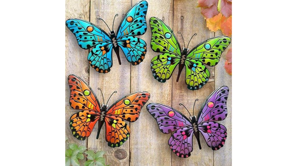 metal butterfly outdoor decor