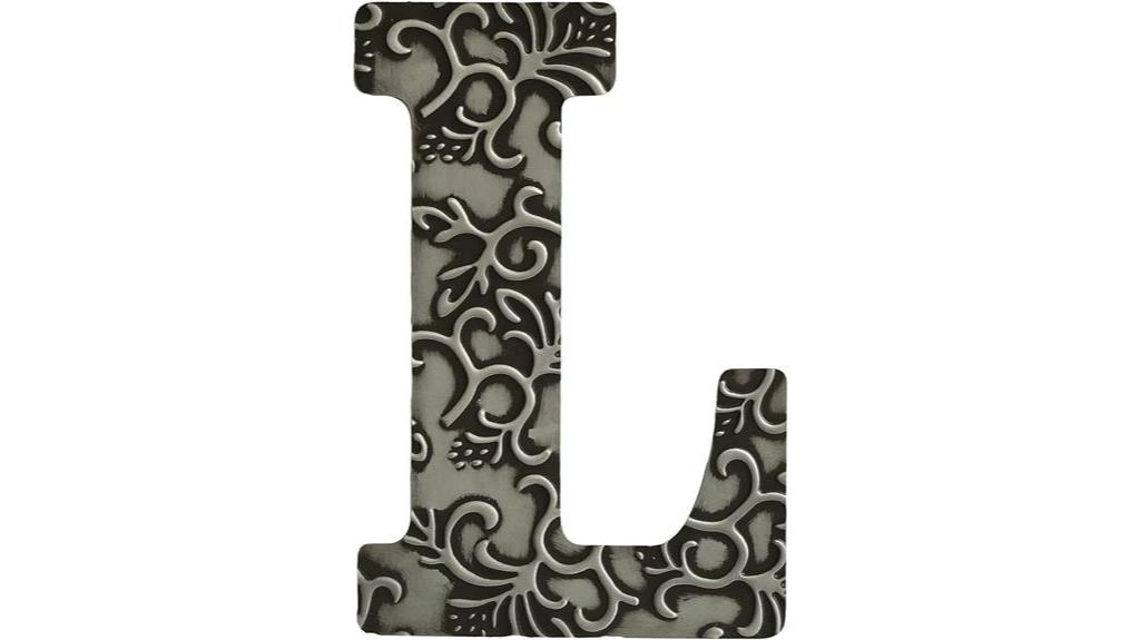 metal letters for walls
