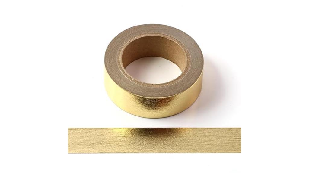 metallic gold washi tape