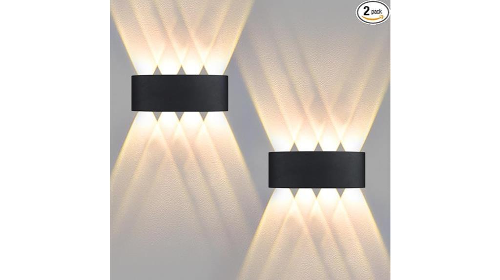 modern black wall sconces