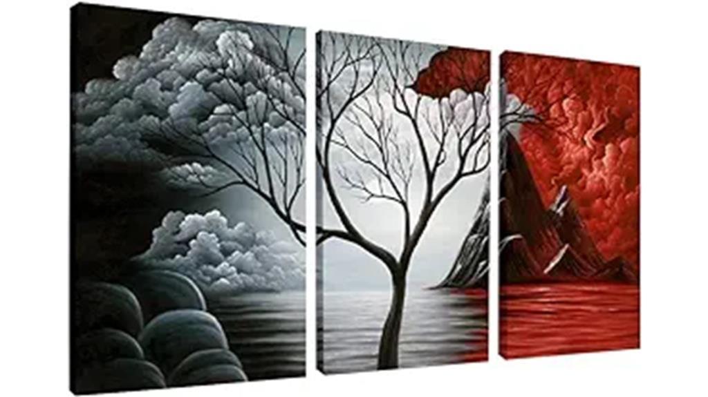 modern cloud tree art