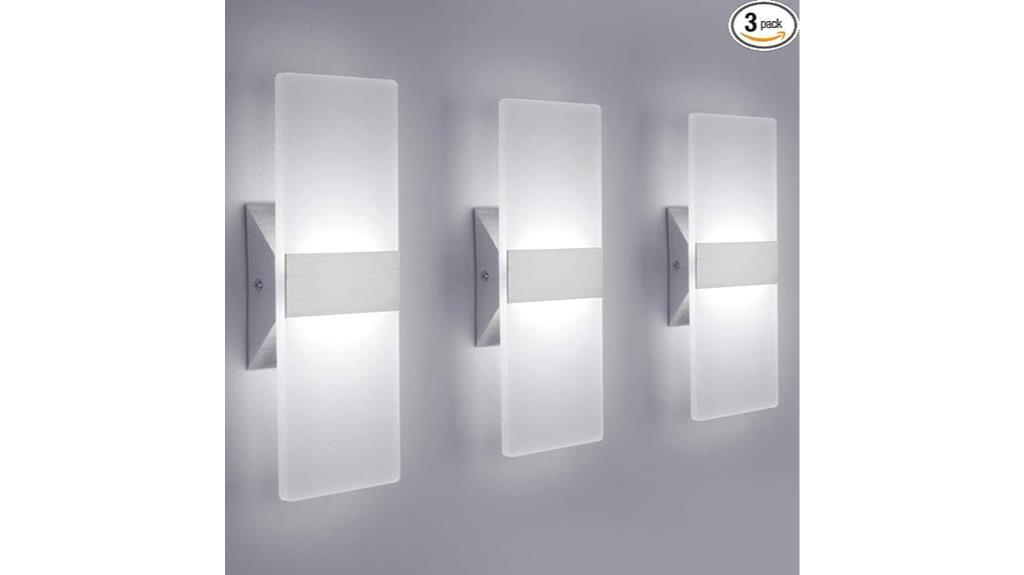 modern led wall sconce