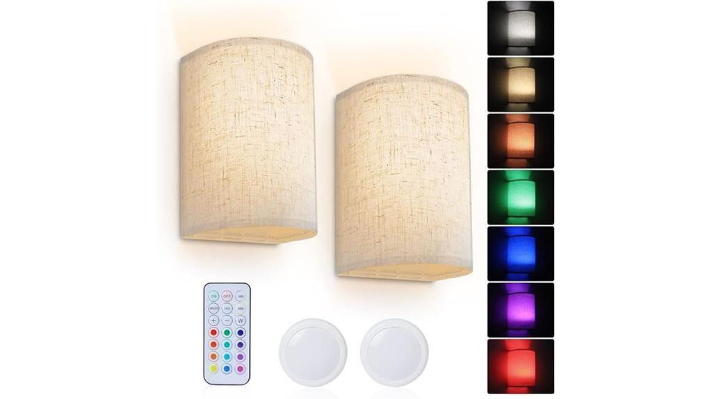 modern wall sconce pair