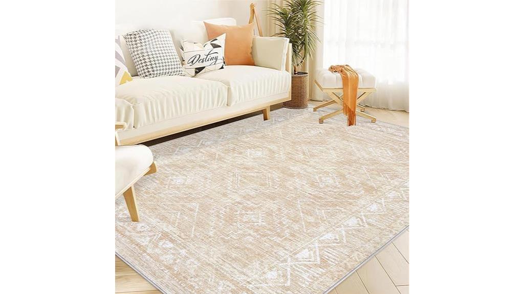 moroccan boho farmhouse rug