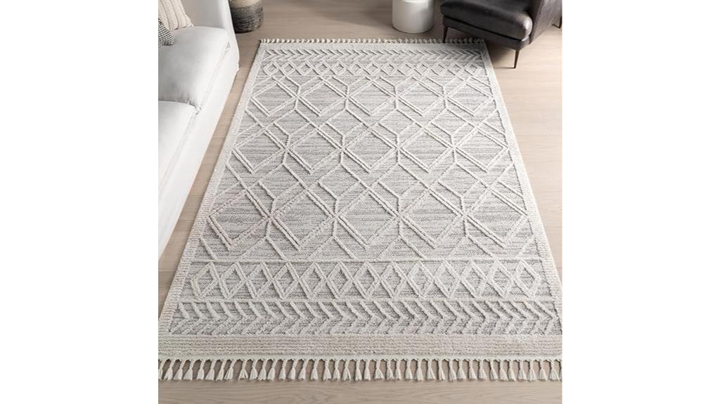 moroccan tassel area rug