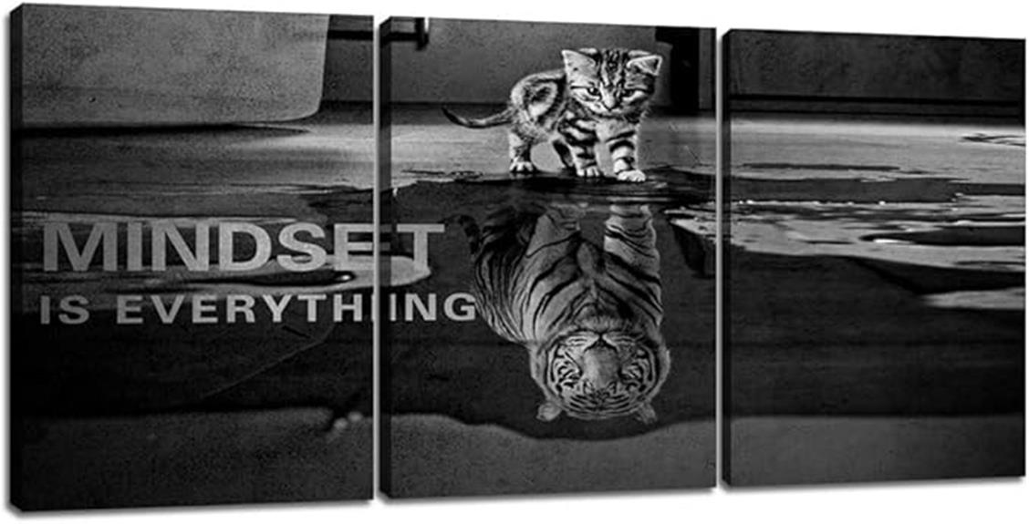 motivational mindset art piece