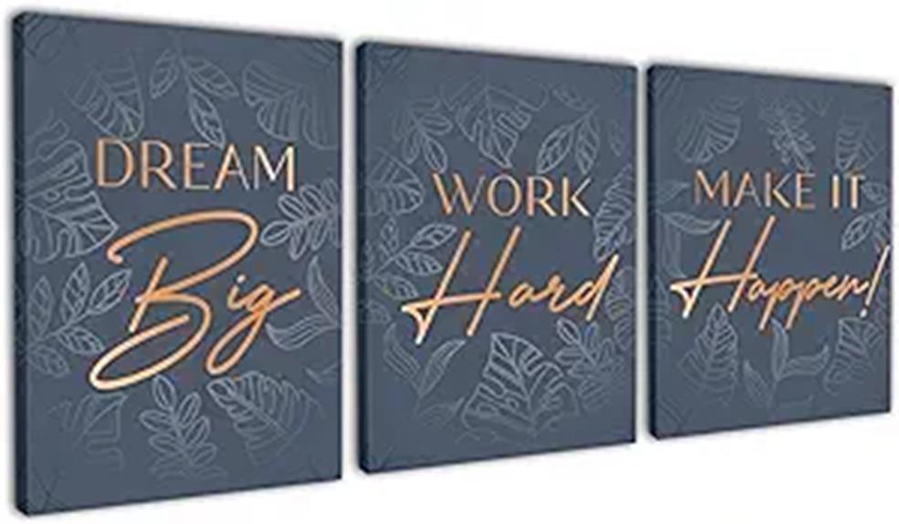 motivational wall art decor